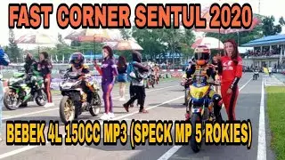 FULL ROAD RACE BEBEK 4TAK 150CC MP3 (SPECK MP5 ROKIES) FAST CORNER 2020 SENTUL SIRKUIT
