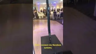How I connect my Bassboss speakers. #wedding  #dj #bassboss #bb15 #sv9 #ssp118 #dv12 #speakers