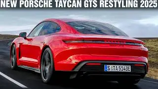 2025 New Porsche Taycan GTS (700 hp) - Full Review!