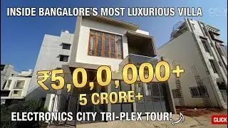 Luxury Villa by Crown construction in electronic city .