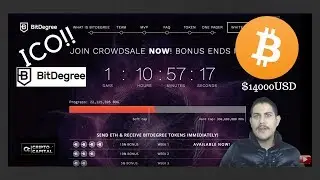 BITDEGREE ICO! BITCOIN SIGUE EN TENDENCIA A LA LUNA 🚀🌖