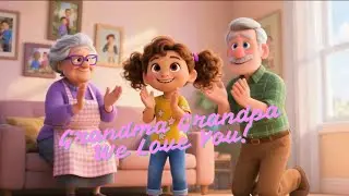 GRANDMA GRANDPA WE LOVE YOU! Song | KIDS NURSERY RHYMES | GRANDPARENTS DAY SONG