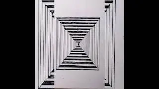 Optical illusions on paper #drawing #youtube #essay #viral