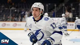 Lightning Rookie Dominic James Pots First NHL Goal