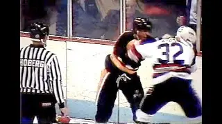 Paul Laus vs Kevin Evans in a game on 3-14-92
