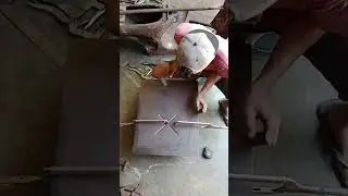 pembuatan nat X pada lantai vespa , manual tech #metalwork #welding #shortvideo #fypyoutube