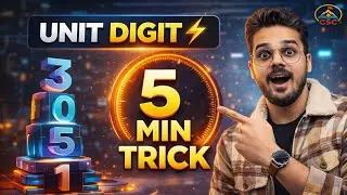 Unit Digit Short Tricks | Competitive Maths | Satyendra Sir |#maths 