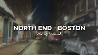 Night drive through Boston&rsquo;s North End
