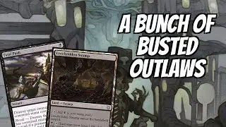 A Bunch of BUSTED OUTLAWS | Mono B Legends | Explorer | MTG Arena