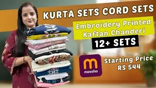 Huge Kurta Sets and Co-ord Sets Haul 12+ Sets from meesho | Starting price 544 #meesho