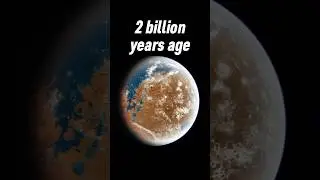 Earth Then vs Now #space #earth #evolution #shorts
