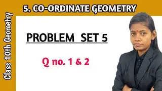 Problem set 5 geometry 10th standard question number 1 and 2 maharashtra board