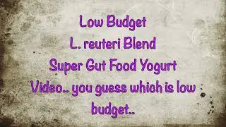 Budget Yogurt Video&hellip;Which is budget? Yogurt, Video, or Both? HD