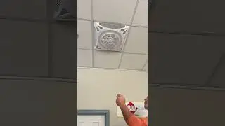Ceiling Tile Fan with LED Lights and remote control.