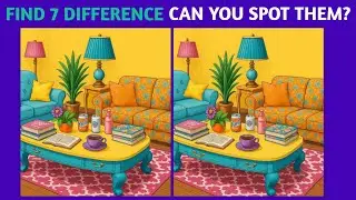 Find the 7 Differences | Spot the Difference Challenge | Brain Puzzles|@looknwin 
