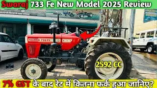 Swaraj 733 Fe New Model Full Features Review With Price in Hindi🔥Now all the features of big trac...