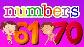 UkG maths class/ number 61to70