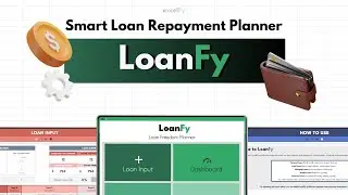 The Ultimate Excel & Google Sheets Loan Repayment Planner 2026 | Pay Off Debt Faster with LoanFy