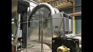 Titan Abrasive Blast Room - Tour the Mechanical Reclaim System & Cartridge Dust Collector