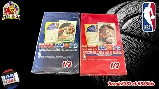 🏀  NBA Hoops 90-91 la collection mythique en basket (breaks #333 et #333bis)