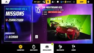 Asphalt 9 special Event The Frost Bound veil 4 Money Run promo