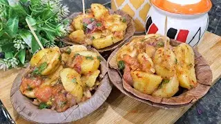 Bihari Style Aloo Kachalu Ki Recipe / Chatakedar Homemade Masale K Sath Bnaye Aloo Kachalu