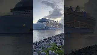 Star of the Seas arriving in Port Canaveral! #staroftheseas #royalcaribbean #portcanaveral