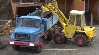 MEGA RC Oldtimer construction site Live Action Modellbaumesse Friedrichshafen 2024 Part 17