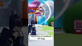Hatching EVOLVED EGG in @RoPetsGame!!  HINT: It&rsquo;s my fav color. #ropets #roblox #robloxshort #shorts