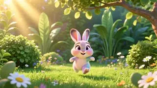 Little Bunny Hop Hop Song | Cute Bunny Dance Rhyme for Kids | Nursery Rhymes & Songs for Children