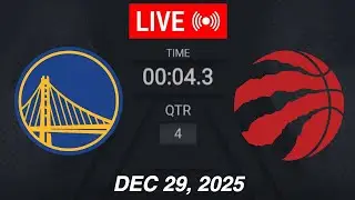 NBA LIVE! Golden State Warriors vs Toronto Raptors | December 29, 2025 | 2025 NBA Season Live 2K