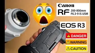 WARNING!!! with Canon RF 200-800mm and Canon R3 - Lens mount issue