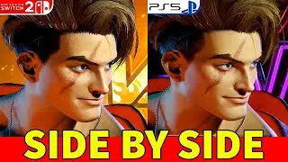 Street Fighter 6 Switch 2 vs PS5 Side by Side Comparison