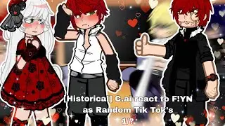 [Historical] C.ai react to F!YN as Random Tik Tok's! |&bull;1/?&bull;| || 2 X || 🇧🇷/🇺🇸||PT,BR/Eng