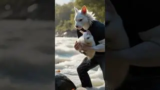 dog saves adorable rabbits #cat #petshub #petlovers #funny #cute #cuteanimal #savepets #helppets
