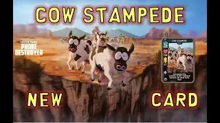 New Card COW STAMPEDE | Neutral Common Card |South Park Phone Destroyer