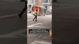 Air India coach catches fire at Delhi Airport, no casualty