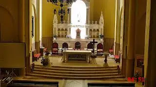LIVE-Biserica Romano-Catolică `Nașterea Sfintei Fecioare Maria` din Halaucești