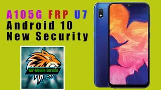 samsung A10 A105G U7 android 10 bypass frp without pc#