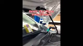 Wiper Blade installation in car #carassembly #carwiper #assemblyvideocar #carassemblyvudeoshort