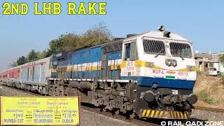 2nd LHB Rake in Devagiri Express | Brand New LHB Coaches in Mumbai Secunderabad Devagiri Express