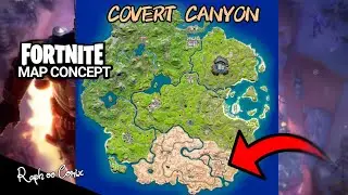 Fortnite Covert Canyon Map Concept
