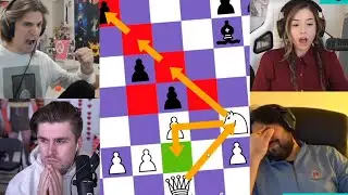 Ludwig reacts to xQc vs Pokimane chess match