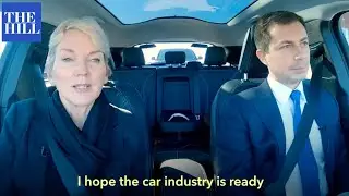 'Electric Vehicles Are The Future': Buttigieg, Granholm Praise Changing Auto Industry
