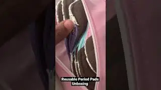 Purchased these reusable pads from Amazon! Check out the unboxing! #reusablepads #reusableproducts