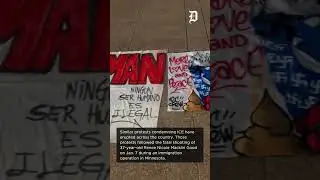 Protesters decry ICE at Dallas City Hall, one year after Trump&rsquo;s inauguration