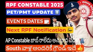🔥Every Year RPF Notification😳#RPF Constable Events Dates#inspirational Stories