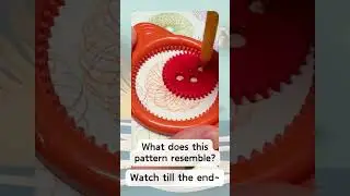 Satisfying geometric patterns Spirograph art #393