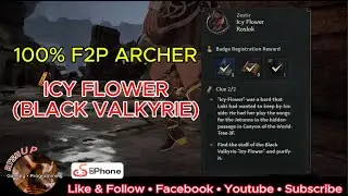 Legend of Ymir:  70k GR - 100% F2P Archer VS Icy Flower (Black Valkyrie)