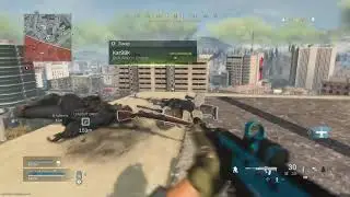 Sick double strike to protect our load out in warzone